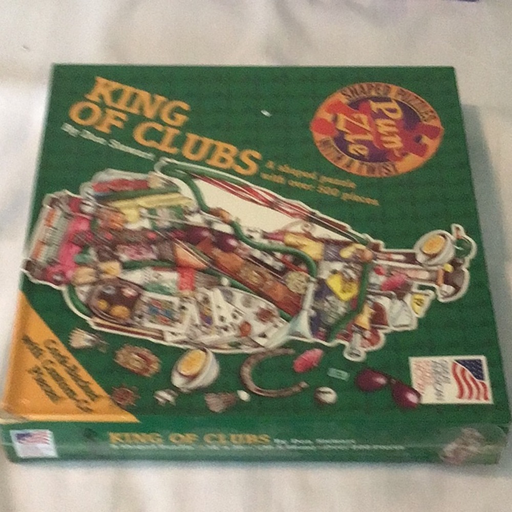 King of clubs by Don Stewart  puzzle never been opened new